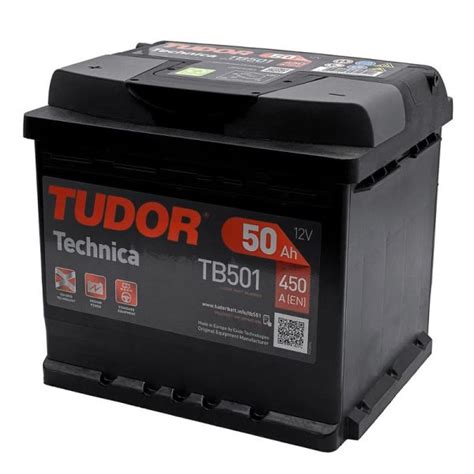 Tudor TB501. Car battery Tudor 50Ah 12V 